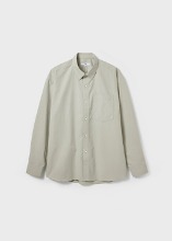 [이른(irn) x hyeonkim]  Spring Shirt - Mos Green[40수 고밀도, 세련된 색감, 기분 좋은 착용감]